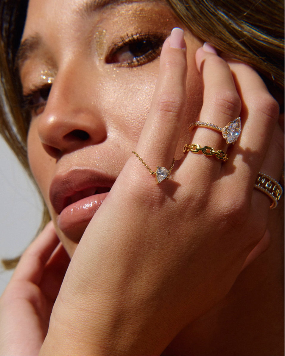 Arela Marquise Ring - Rose Gold