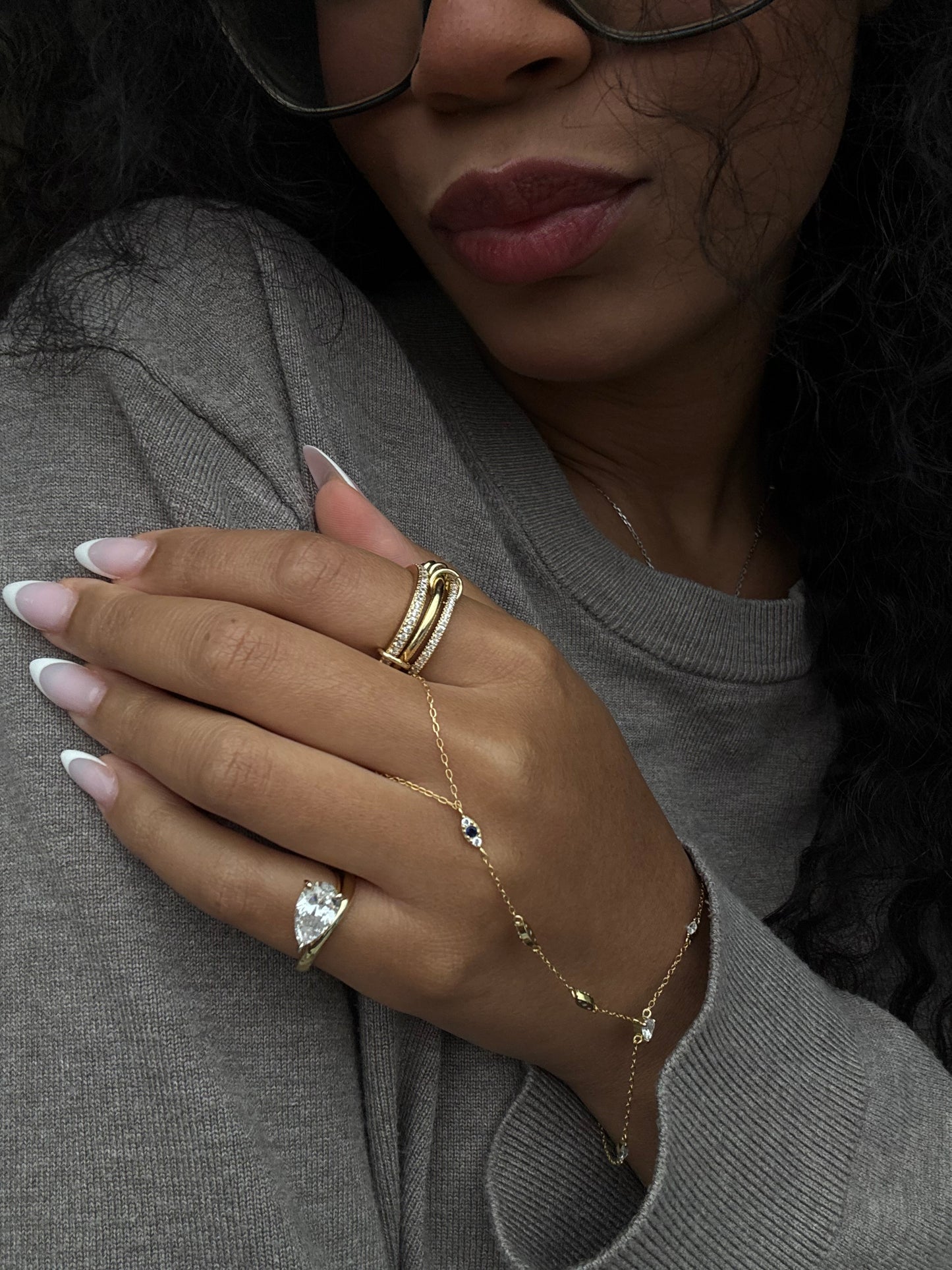 Iris Hand Chain