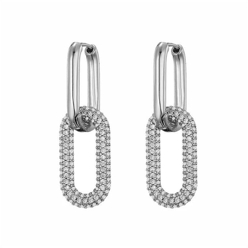 Serena Earrings- Silver