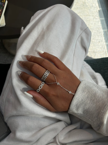 Haze Band Ring - Silver