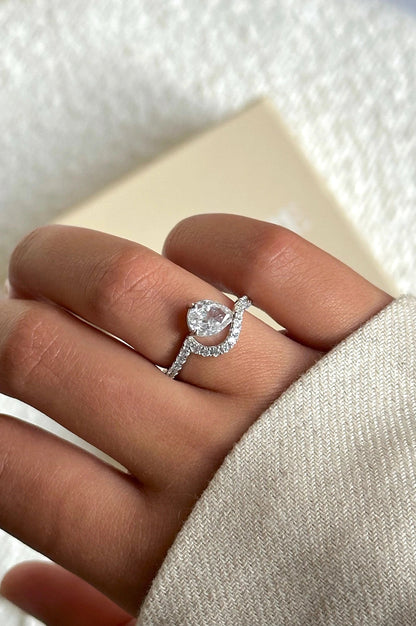 White Swan Ring