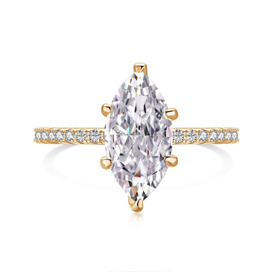 Arela Marquise Ring - Rose Gold