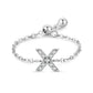 Custom Letter Adjustable Ring